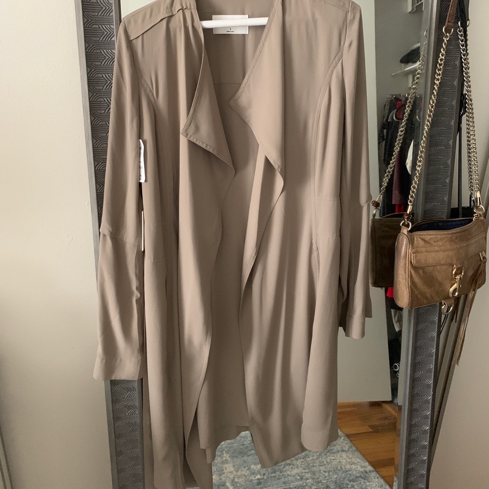 Aritzia tan overcoat